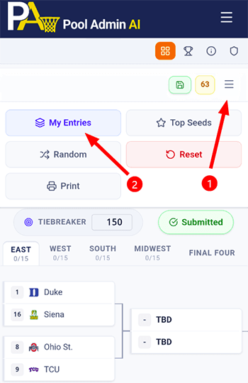 Multiple Entries